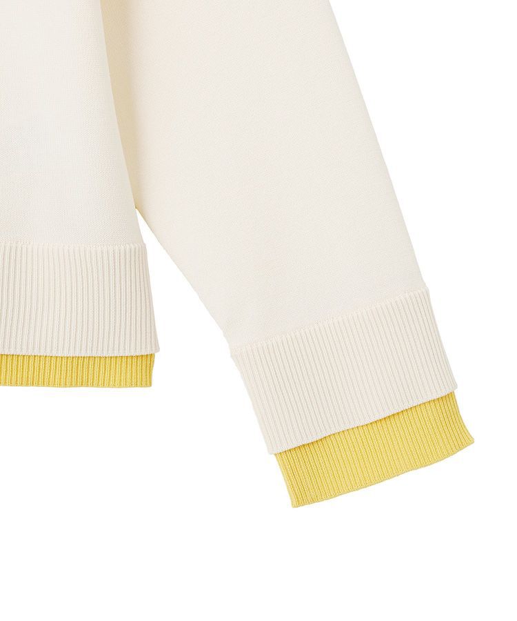 Green Parks「ヘンリーネックレイヤードニットプルオーバー」|ニット・セーター|