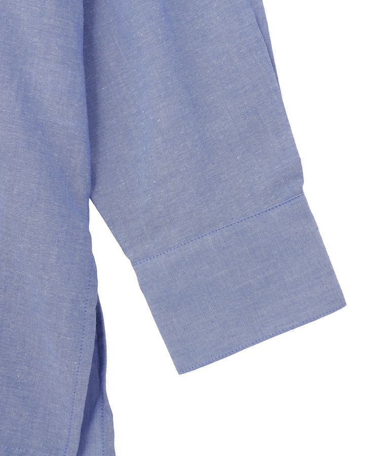 Green Parks「綿麻混Vネックオーバーサイズシャツ」|シャツ・ブラウス|