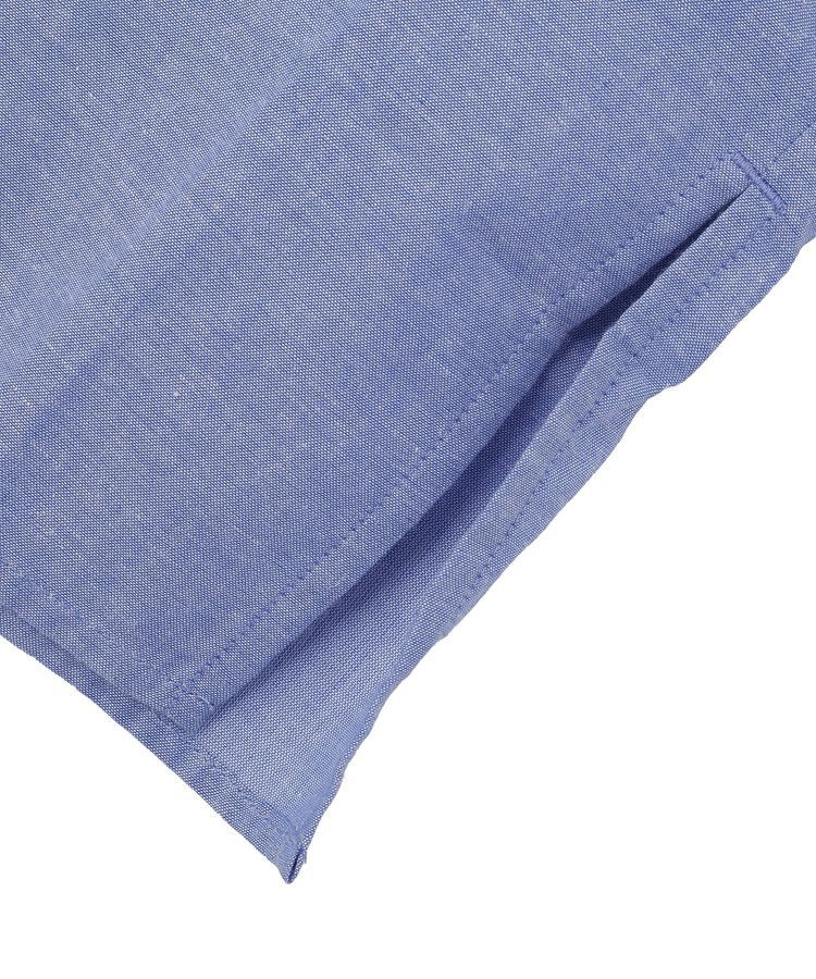 Green Parks「綿麻混Vネックオーバーサイズシャツ」|シャツ・ブラウス|