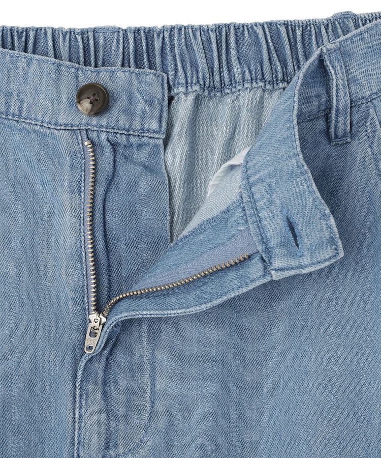 Green Parks「ライトデニムカーゴフレアスカート」|スカート|