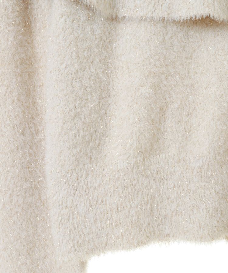 YECCA VECCA「ラメ混レイヤードデザインシャギーニット」|ニット・セーター|