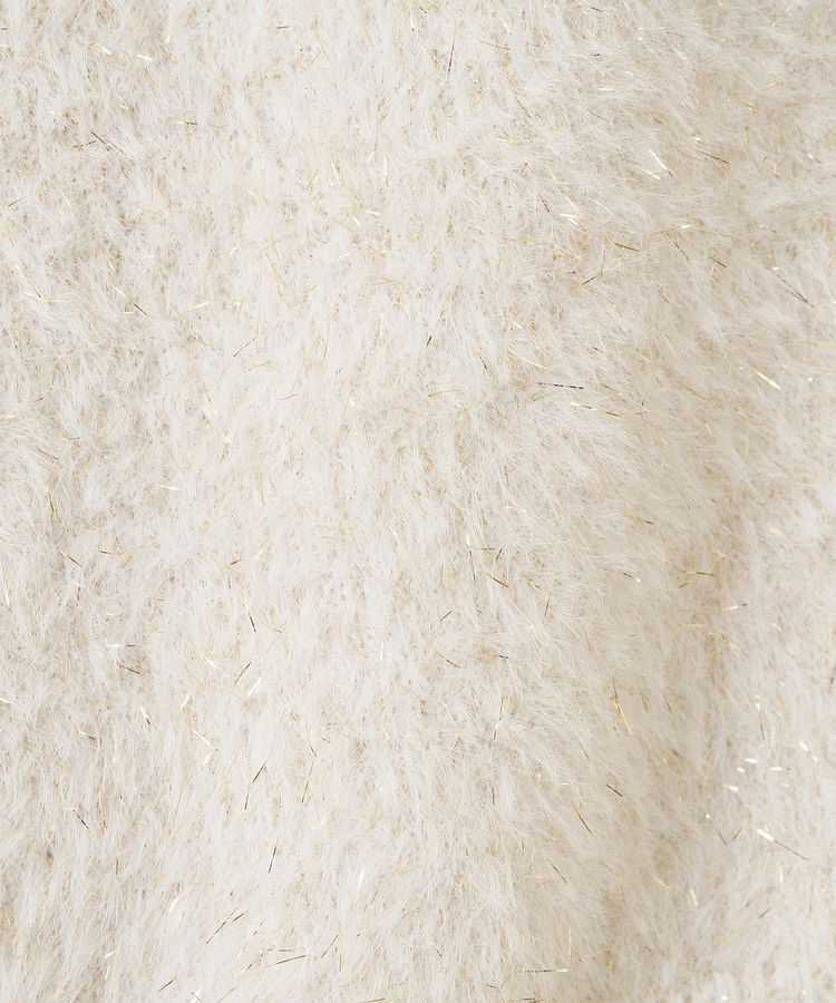 YECCA VECCA「ラメ混レイヤードデザインシャギーニット」|ニット・セーター|