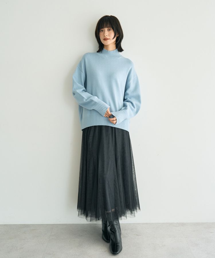 YECCA VECCA「ワイドリブニット」|ニット・セーター|