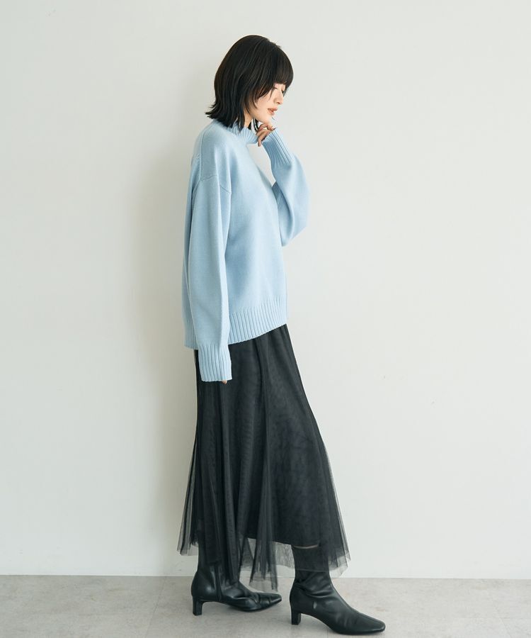 YECCA VECCA「ワイドリブニット」|ニット・セーター|