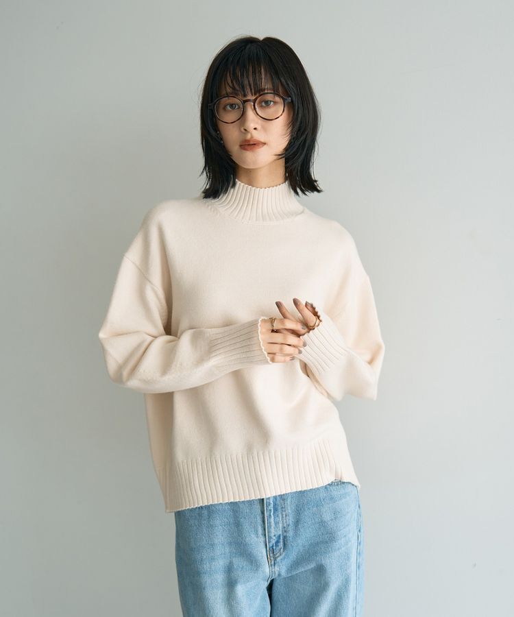 YECCA VECCA「ワイドリブニット」|ニット・セーター|