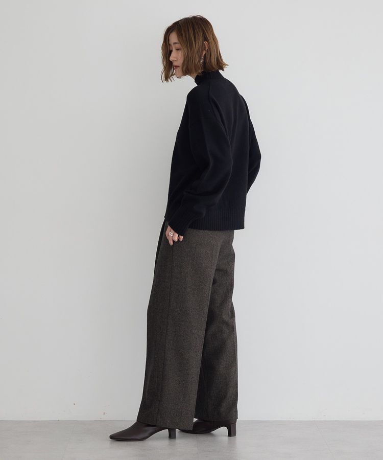 YECCA VECCA「ワイドリブニット」|ニット・セーター|