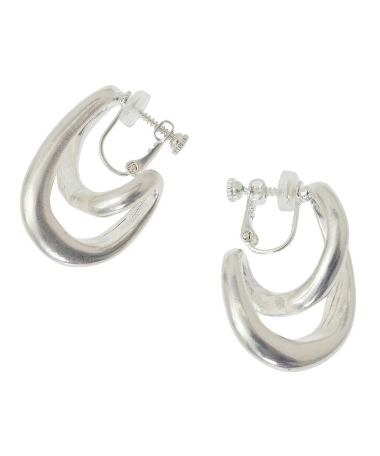 YECCA VECCA「クロスフープイヤリング」|イヤリング|