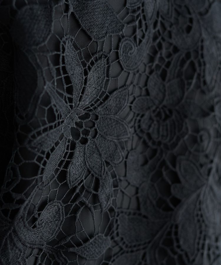 YECCA VECCA「レースブルゾン」|ブルゾン・スタジャン|