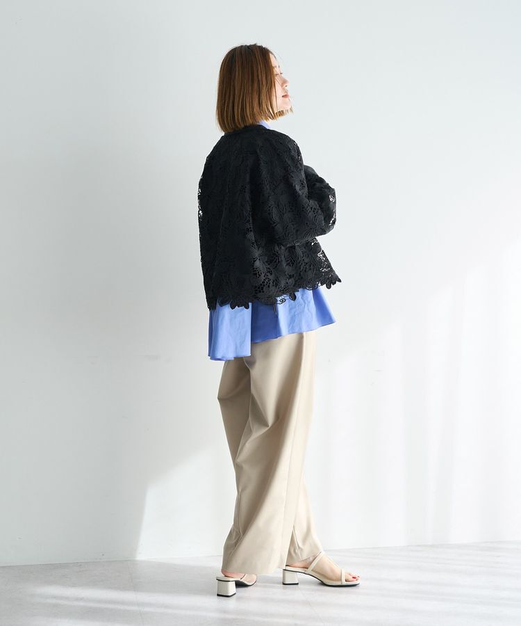 YECCA VECCA「レースブルゾン」|ブルゾン・スタジャン|