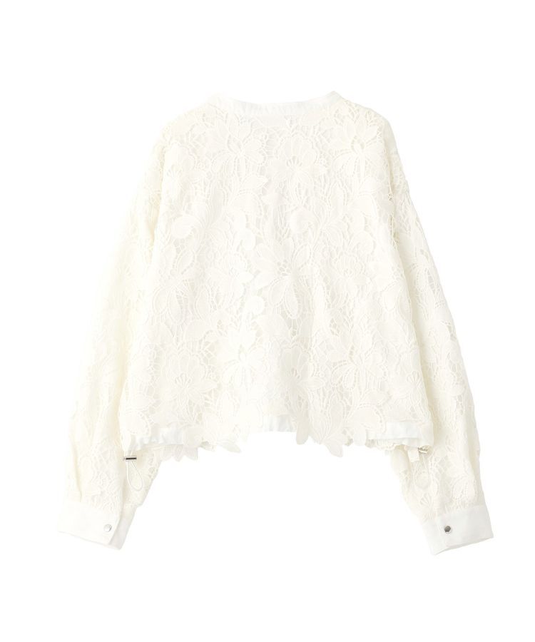 YECCA VECCA「レースブルゾン」|ブルゾン・スタジャン|