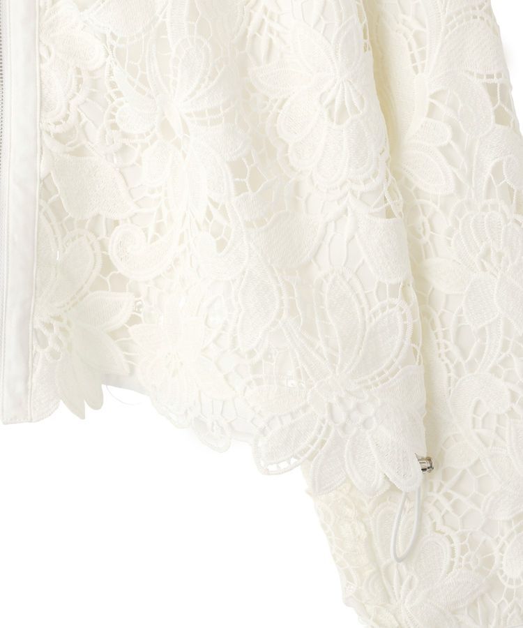 YECCA VECCA「レースブルゾン」|ブルゾン・スタジャン|