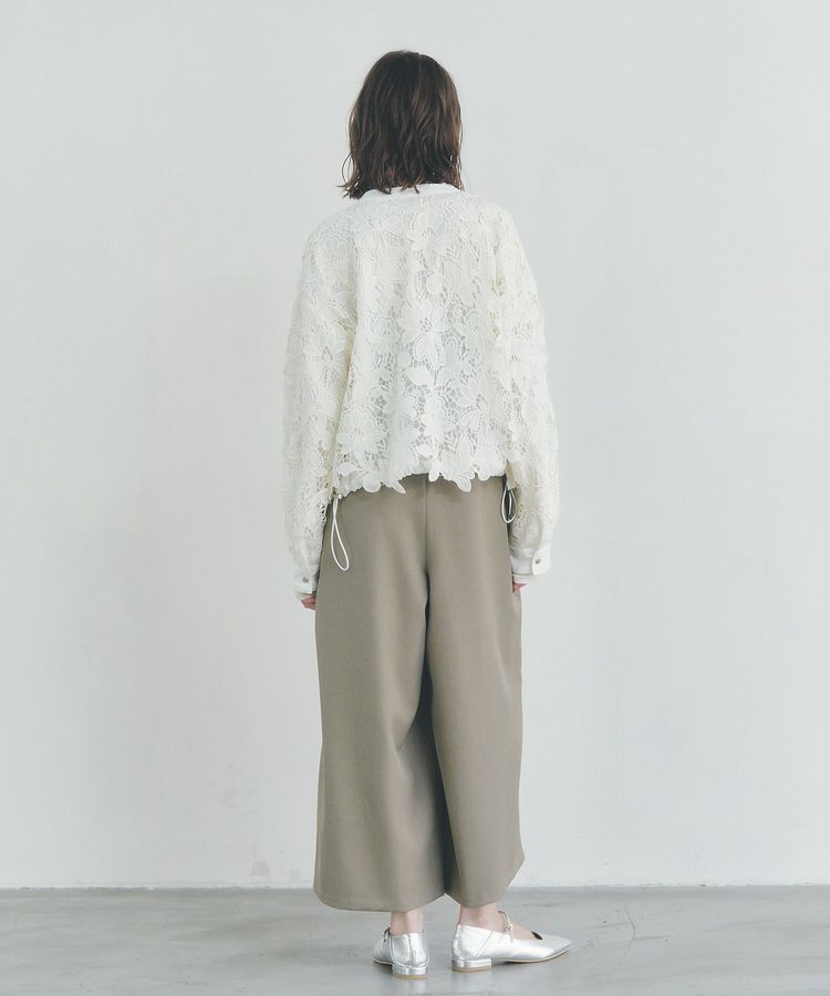 YECCA VECCA「レースブルゾン」|ブルゾン・スタジャン|