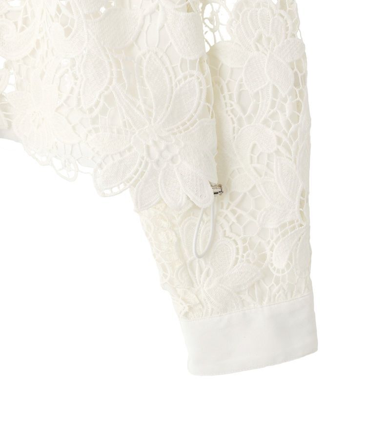 YECCA VECCA「レースブルゾン」|ブルゾン・スタジャン|