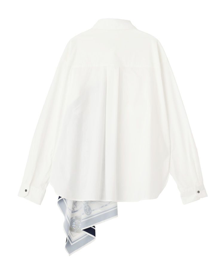 Editt by YECCA VECCA「スカーフデザインアシメシャツ」|シャツ・ブラウス|