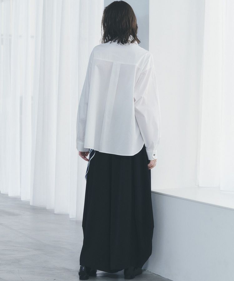 Editt by YECCA VECCA「スカーフデザインアシメシャツ」|シャツ・ブラウス|