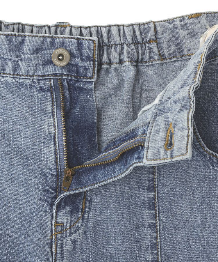 YECCA VECCA「綿麻バギーデニムパンツ」|デニム|
