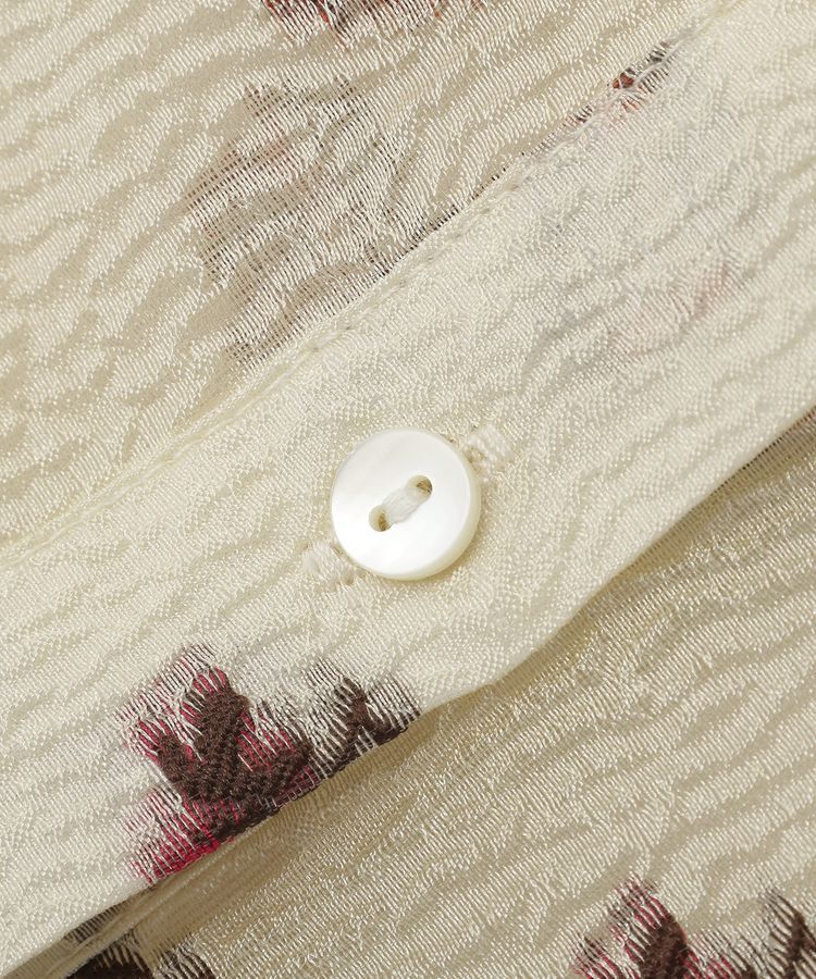 YECCA VECCA「シアージャガードペプラムブラウス」|シャツ・ブラウス|