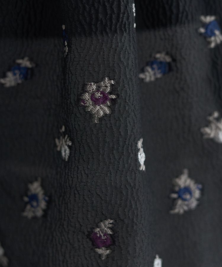 YECCA VECCA「シアージャガードペプラムブラウス」|シャツ・ブラウス|