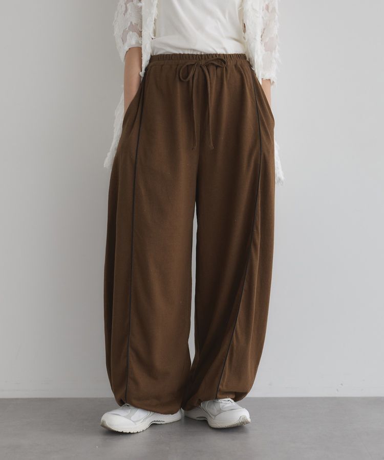 GARAGE OF GOOD CLOTHING「【日本製】コードラインワイドパンツ」|その他|Brown