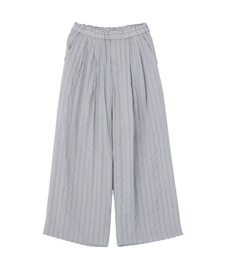 GARAGE OF GOOD CLOTHING「ストライプ2タックロングパンツ」|その他|ストライプグレー