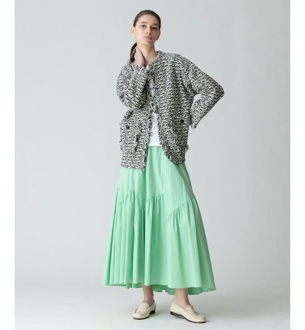 allureville「◇バイヤス切替ギャザースカート」|スカート|