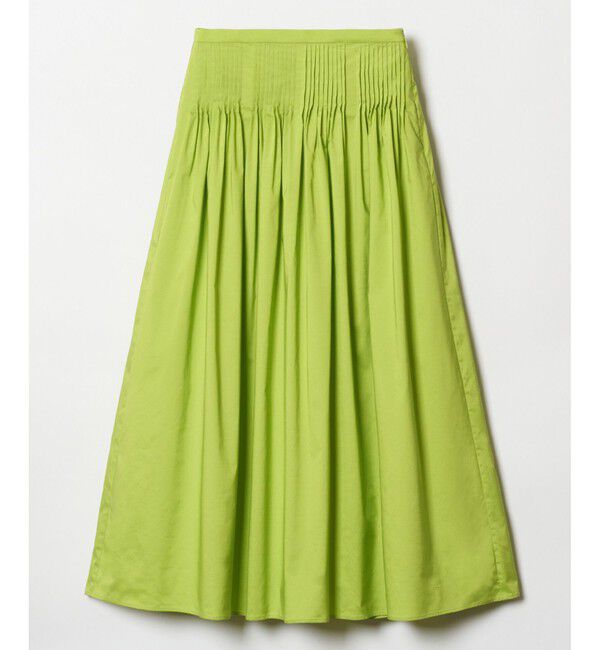 allureville「タフタピンタックギャザースカート」|スカート|