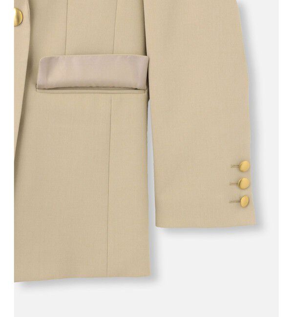 allureville「リオペルダブルブレスト6釦ジャケット」|テーラードジャケット|