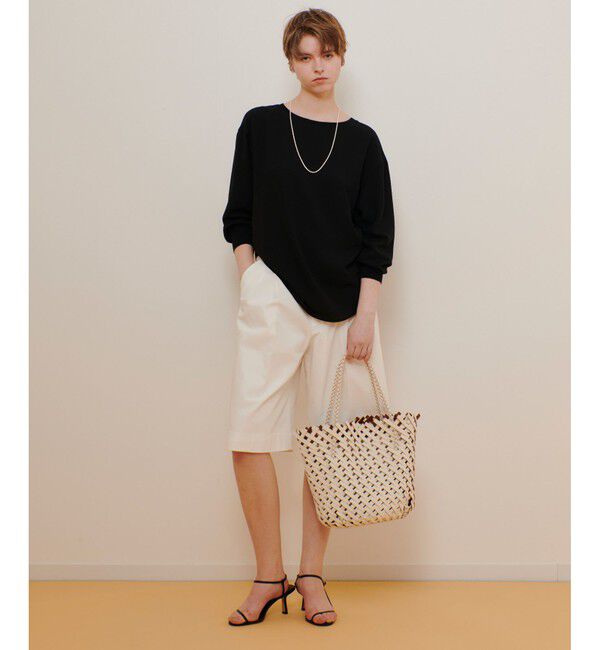 allureville「ナイロンドライツイルハーフパンツ」|キュロット|