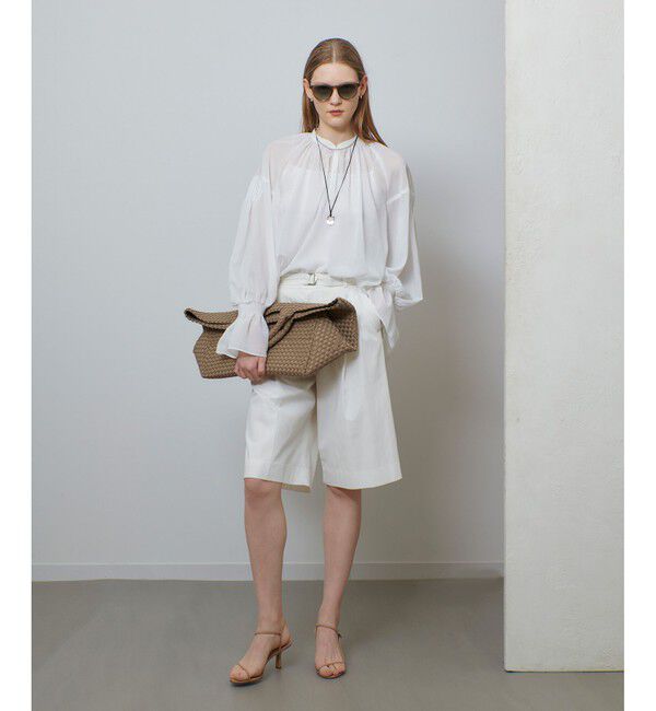 allureville「ナイロンドライツイルハーフパンツ」|キュロット|