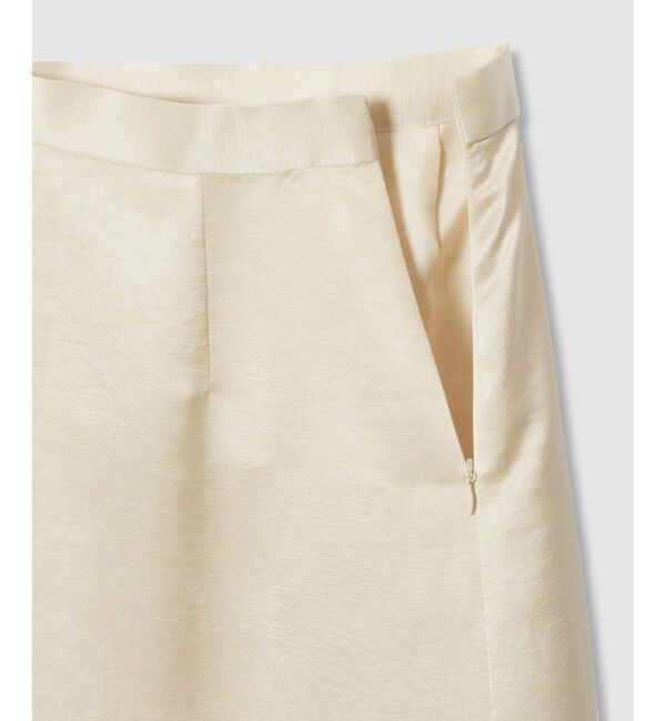 LOULOU WILLOUGHBY「【LOULOU WILLOUGHBY】トリアセサテンティアードスカート」|スカート|