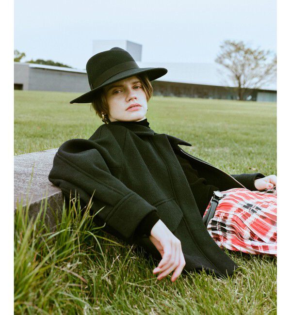 allureville「ウールモッサステンカラーブルゾン」|ブルゾン・スタジャン|