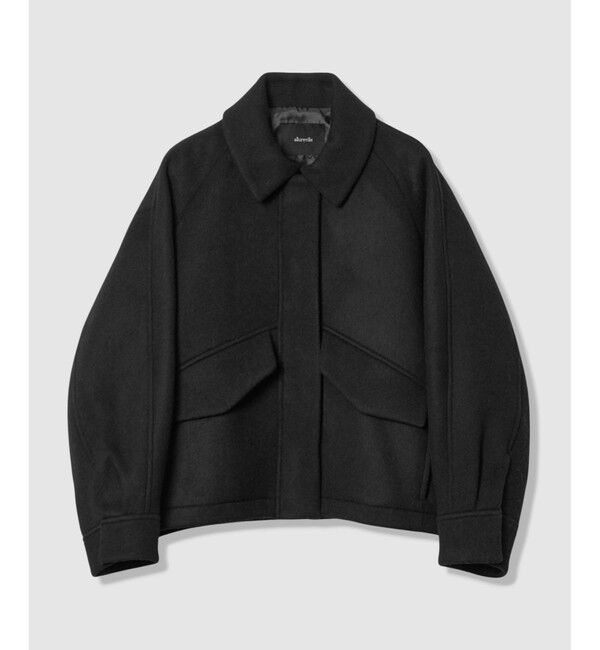 allureville「ウールモッサステンカラーブルゾン」|ブルゾン・スタジャン|