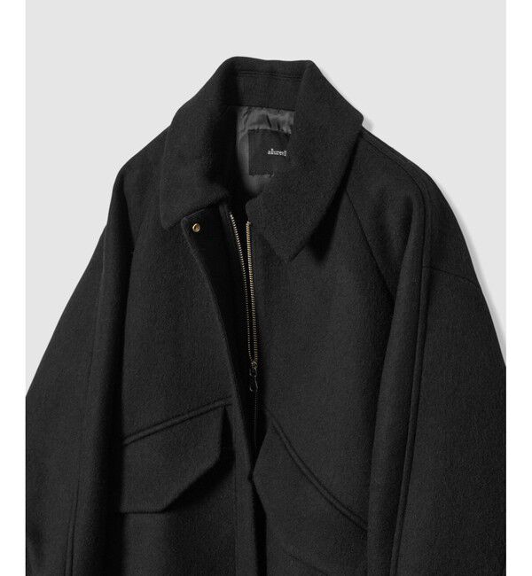 allureville「ウールモッサステンカラーブルゾン」|ブルゾン・スタジャン|