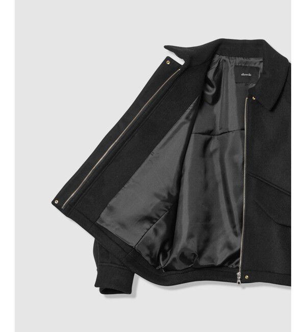 allureville「ウールモッサステンカラーブルゾン」|ブルゾン・スタジャン|