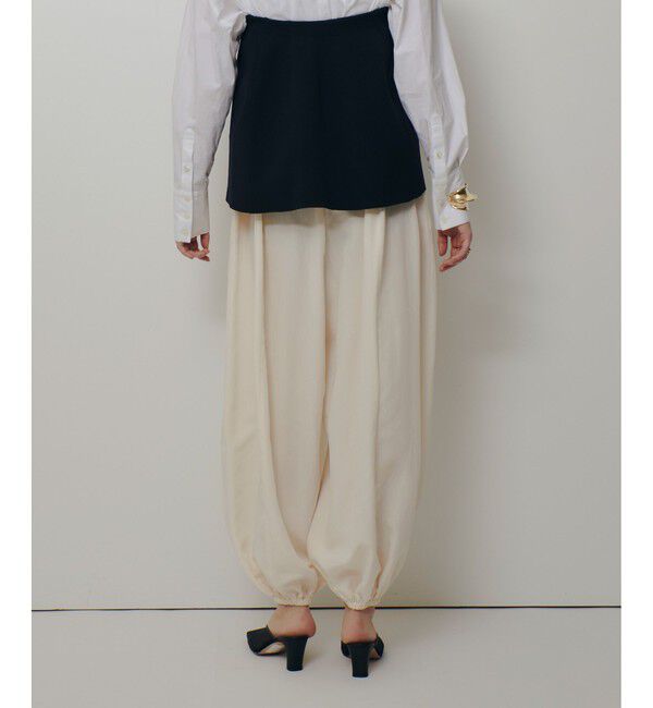 allureville「フィブリルポプリンバルーンパンツ」|チノ|