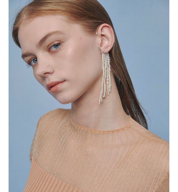 LOULOU WILLOUGHBY「【LOULOU WILLOUGHBY】シアーキリカエプルオーバー」|ニット・セーター|