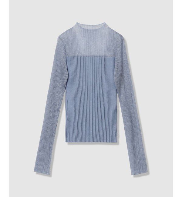 LOULOU WILLOUGHBY「【LOULOU WILLOUGHBY】シアーキリカエプルオーバー」|ニット・セーター|