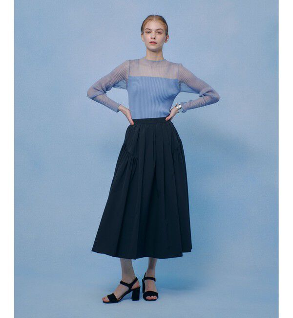 LOULOU WILLOUGHBY「【LOULOU WILLOUGHBY】シアーキリカエプルオーバー」|ニット・セーター|