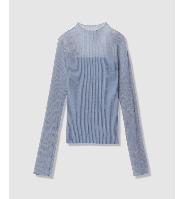 LOULOU WILLOUGHBY「【LOULOU WILLOUGHBY】シアーキリカエプルオーバー」|ニット・セーター|