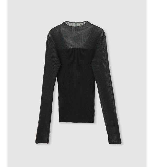 LOULOU WILLOUGHBY「【LOULOU WILLOUGHBY】シアーキリカエプルオーバー」|ニット・セーター|