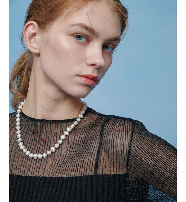 LOULOU WILLOUGHBY「【LOULOU WILLOUGHBY】シアーキリカエプルオーバー」|ニット・セーター|