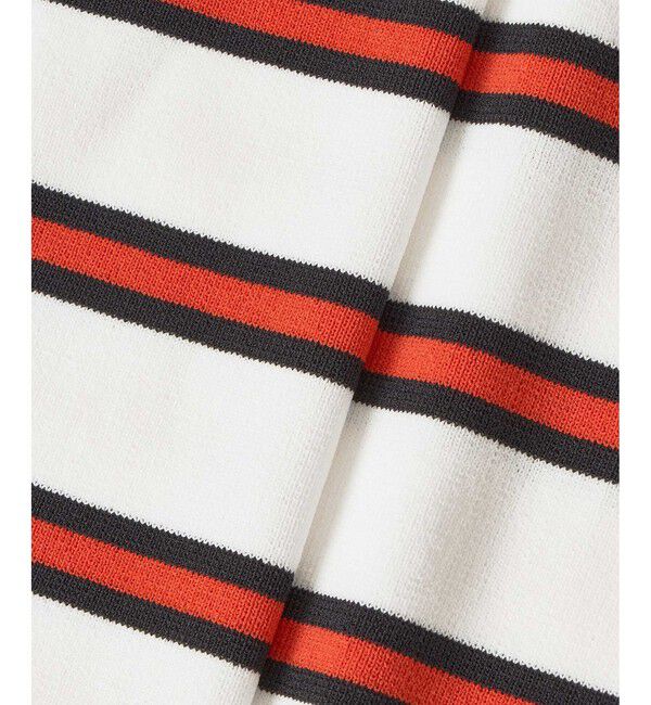 allureville「ボーダーポロ プルオーバー」|ニット・セーター|