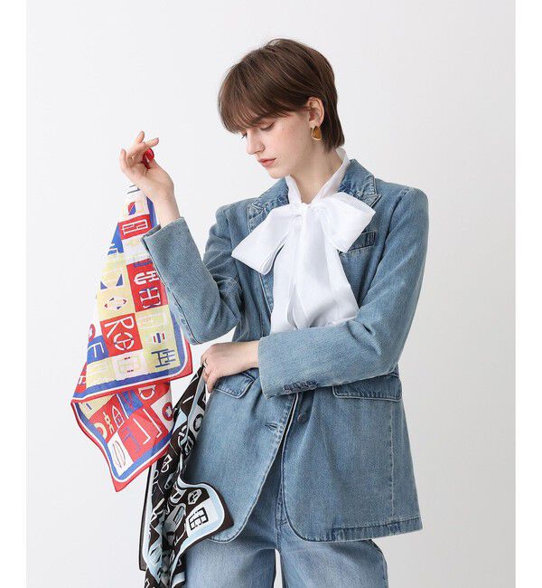 allureville「デニムシングルジャケット」|デニムジャケット|