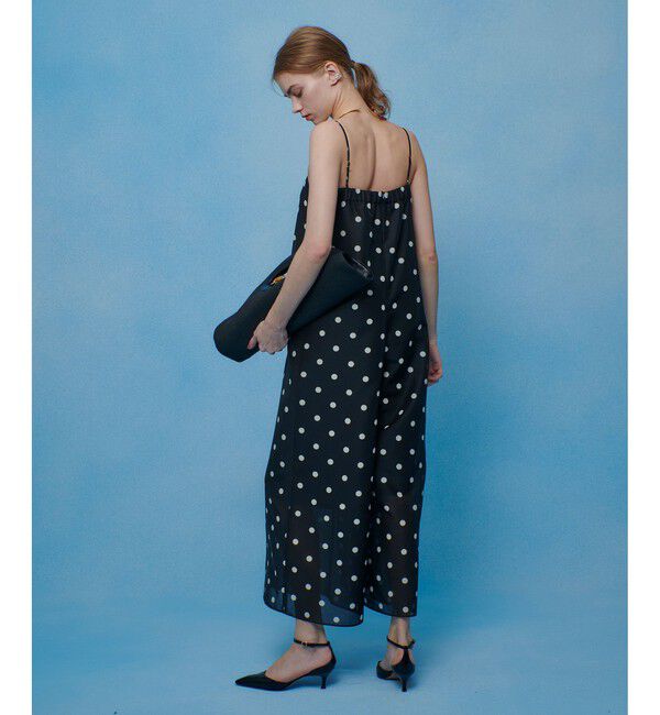 LOULOU WILLOUGHBY「【LOULOU WILLOUGHBY】オーガンドットオールインワン」|オールインワン|