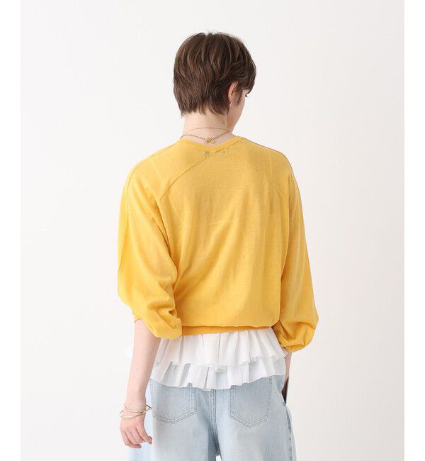 allureville「【ATELIER Line】コットンシアープルオーバー」|ニット・セーター|