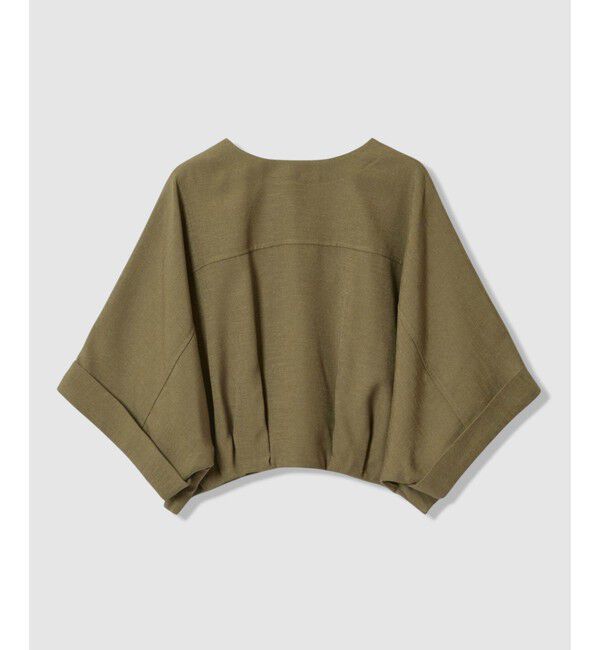 allureville「オックスフレンチスリーブジャケット」|ブルゾン・スタジャン|