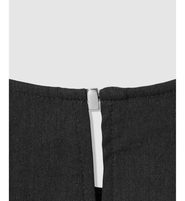 LOULOU WILLOUGHBY「【LOULOU WILLOUGHBY】コットンリネンスカラップヘムブラウス」|シャツ・ブラウス|