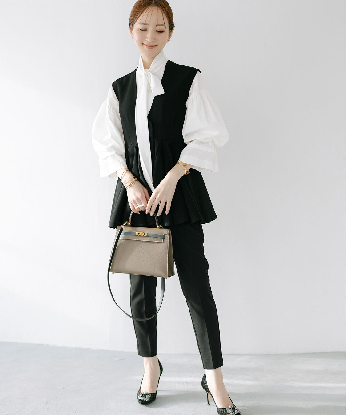 ur's「【星玲奈さんコラボアイテム】カラースティックパンツ」|スラックス|