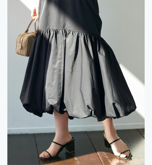 ur's「【yukiさんコラボアイテム】タフタティアードバルーンスカート」|スカート|