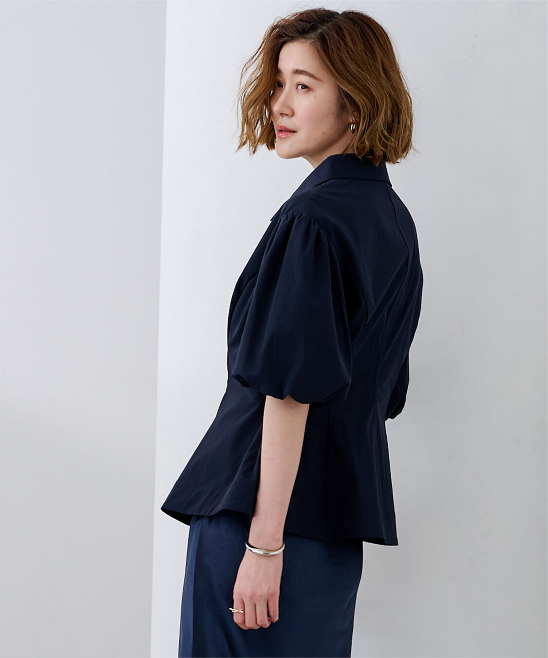 ur's「バルーンスリーブウエストシェイプブラウス」|シャツ・ブラウス|